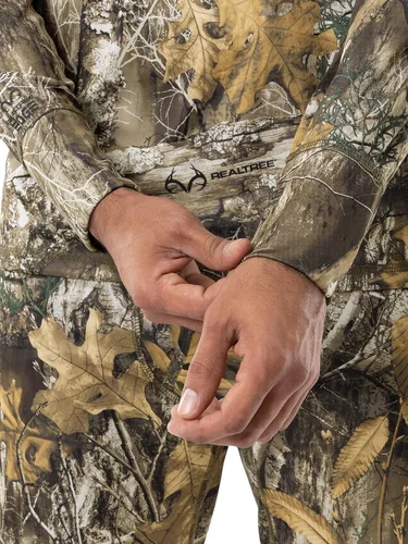 Vista 5 de Realtree Ropa interior térmica de manga larga de poliéster para hombre