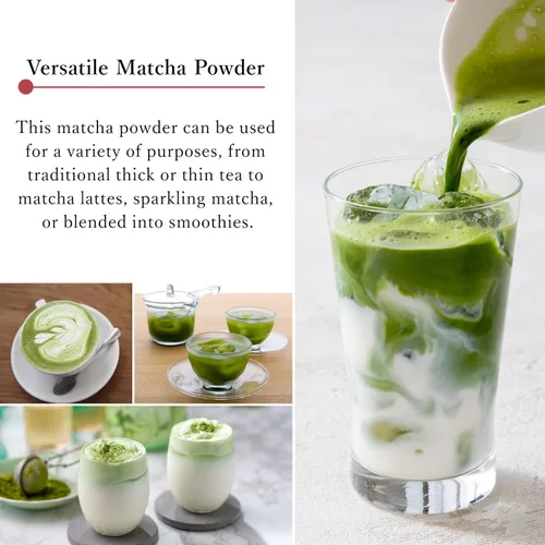 Vista 4 de Mikan-Yama Polvo de matcha orgánico japonés de grado ceremonial 40 g (1.41 oz)