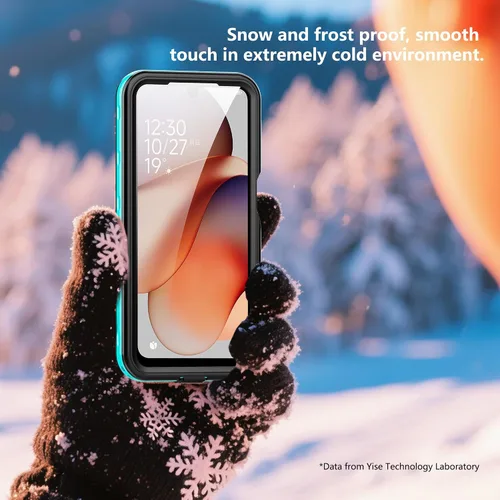 Vista 4 de DINGXIN Funda impermeable para Samsung Galaxy A17 5G IP68 Certificado a prueba de polvo a prueba de golpes Protector de pantalla incorporado Funda