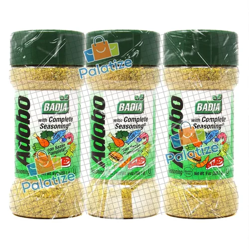 Vista 2 de Badia Adobo con condimento completo, 9 onzas, paquete de 3 Palatize