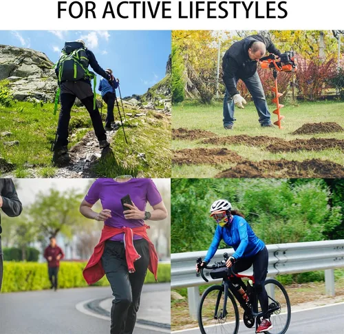 Vista 4 de Stretchactive - Pantalones elásticos unisex de secado rápido, pantalones elásticos Coolmance para mujeres y hombres, impermeables, transpirables