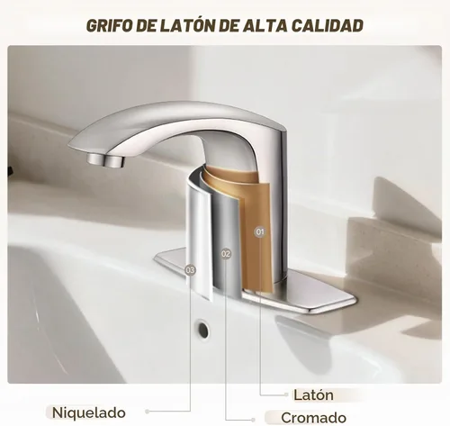 Vista 3 de Llave automática, Plateado, FN0102N Cepillo de níquel