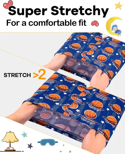 Vista 3 de DAUGHTER QUEEN Pijama para niños de 4 piezas, 100% algodón, talla 18 meses a 12 años