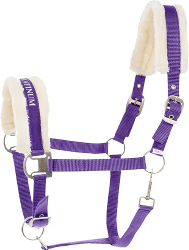 Vista 15 de HORZE Howard Forro Polar Suave Acolchado Ajustable de Poliéster Cabestro de Caballo - Negro - Caballo