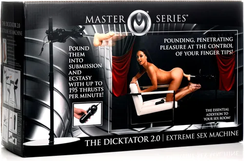 Vista 8 de MASTER SERIES Máquina de empuje ajustable Dicktator 2.0 con controlador de múltiples velocidades, marco de acero duradero, motor desmontable, base
