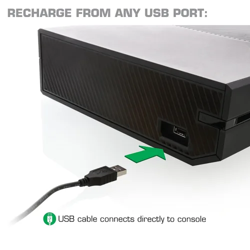 Vista 2 de Nyko Charge Link - Micro-USB Controller Charge and Sync Cable for Xbox One