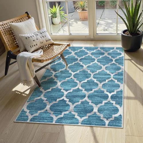 Vista 22 de Lahome Alfombras marroquíes lavables de 2 x 3 pies, alfombra de área pequeña de 2 x 3, antideslizante, alfombra de cocina, suave, no desprende