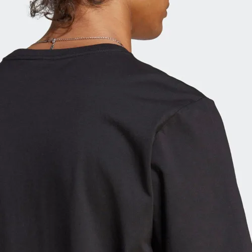 Vista 7 de Adidas Camiseta con logotipo pequeño bordado para hombre Essentials