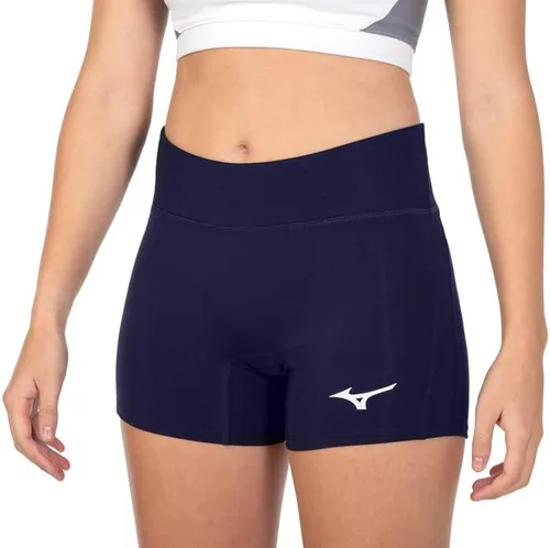 Vista 3 de Mizuno Pantalón corto de voleibol con entrepierna elevada de 4 pulgadas para mujer