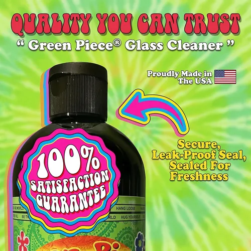 Vista 8 de Green Piece Limpiador de vidrio 1 botella (fabricado en Estados Unidos)- Limpiador multiusos natural respetuoso con la tierra para metal, cerámica