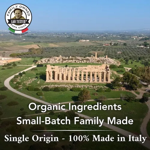 Vista 5 de Cesta de Comida Italiana Papa Vince - Regalos Gourmet para Adultos y Familias Hecha en Italia con Pasta Orgánica, Salsa y Aceite de Oliva de nuestra