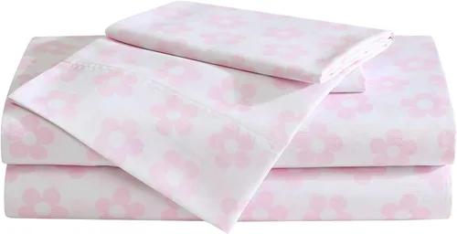 Vista 15 de Betsey Johnson - Juego de sábanas de tamaño individual, ropa de cama de microfibra con estampado Nerdy Teddies con sábana bajera de bolsillo