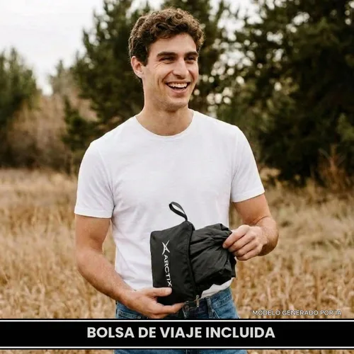 Vista 2 de Arctix Storm - Chaqueta impermeable para hombre Negro