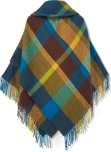 Vista 22 de Moss Rose Chal de viaje para mujer, capa tipo poncho de frente abierto para otoño e invierno