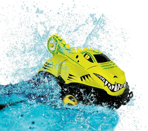 Vista 5 de Kid Galaxy anfibia RC Car Mega morfismo cocodrilo. Todo terreno Control Remoto Juguete, 49 MHz.
