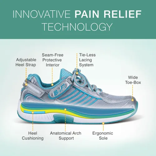 Vista 3 de Orthofeet Zapatillas ortopédicas Verve Tie-Less para mujer