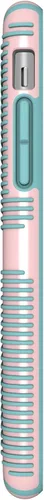 Vista 3 de Speck Productos CandyShell Grip Funda para iPhone XS/iPhone X - Cuarzo Rosa/Azul Río