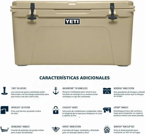 Vista 6 de YETI Tundra 75 Cooler