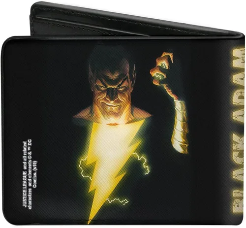 Vista 2 de Cartera plegable PU Justice Society America Issue 23 Alex Ross Negro Adam Cover