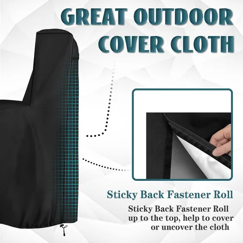 Vista 3 de Cubierta impermeable para suavizante de agua para exteriores, (64 pulgadas de alto x 40 pulgadas de ancho x 16 pulgadas de profundidad)