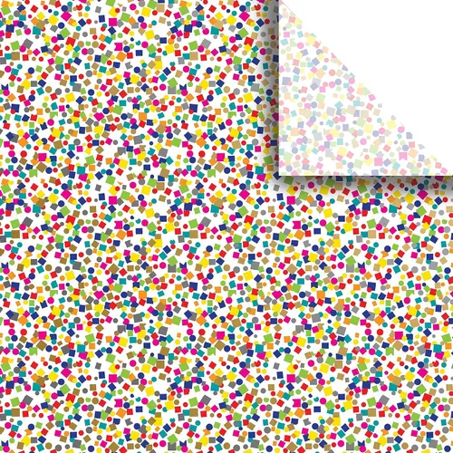 Vista 10 de Jillson Roberts Pañuelo de regalo impreso desplegado de 20 x 30 pulgadas, elefantes bebés (240 hojas)
