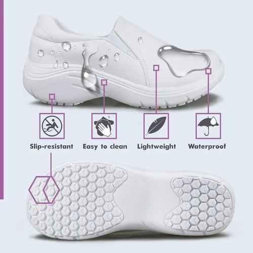 Vista 3 de Hawkwell Zapatos de enfermería ligeros y antideslizantes para mujer