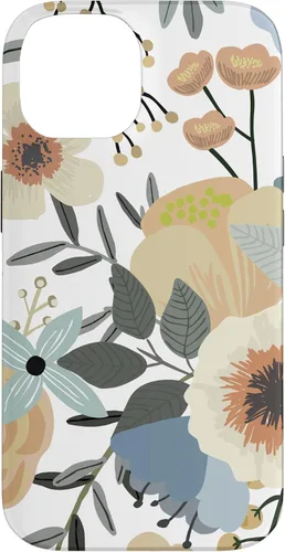 Vista 4 de iPhone 16 Boho Wildflower Garden Earth Tone Botanical Floral Pattern Case