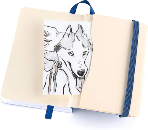 Vista 2 de Cuaderno de bocetos Travelers Dot Grid Pentalic Art, libre de ácidos
