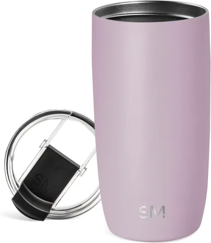 Vista 46 de Simple Modern Taza de café de viaje Tumbler con tapa abatible Reutilizable, aislada, de acero inoxidable, taza de café helado Cold Brew, termo