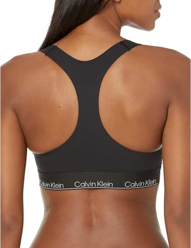 Vista 2 de Calvin Klein Bralette moderno de algodón sin forro para mujer