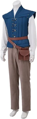 Vista 3 de SFWXCOS Disfraz de cosplay de Flynn Rider enredado para hombre