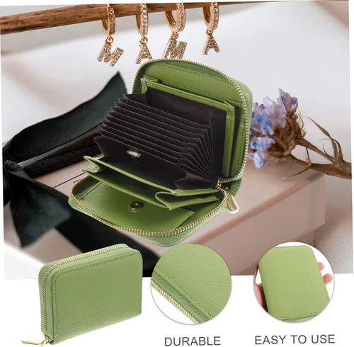 Vista 3 de NOLITOY 4pcs Wallet Billeteras De Hombres Cuero Original Delicate Bag Holder Convenient Bag Change Coin Pouch Id Bag Business Man Purse Fashionable