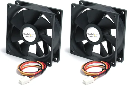Vista 14 de StarTech.com Ventilador de repuesto para carcasa de computadora con rodamiento de bolas de 2.362 x 0.394 in con conector TX3, 3 pines, negro