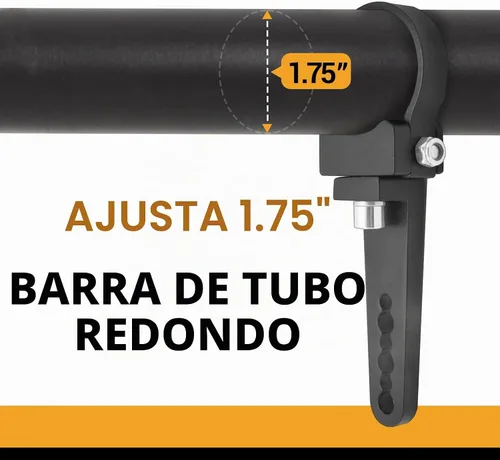 Vista 3 de Wsays Abrazaderas de Barra Antivuelco Lateral Personalizada de 1.75'' para Jaula de Seguridad, Soporte de Montaje de Luz LED Compatible con Ranger
