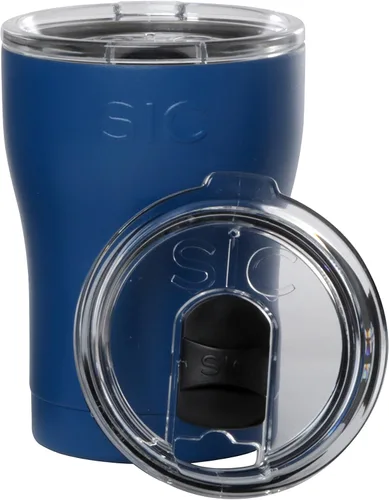 Vista 11 de Seriously Ice Cold SIC - Vaso de viaje aislado de 12 onzas, acero inoxidable de doble pared de alta calidad, tapa sin BPA a prueba de fugas