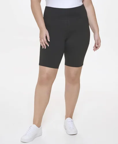 Vista 2 de Calvin Klein Pantalón corto de ciclismo deportivo Performance para mujer Plus