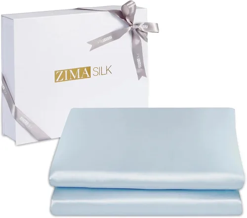 Vista 8 de ZIMASILK Sábana bajera ajustable 100% seda de morera 19 Momme, sin costuras, con bolsillo profundo, suave, sedosa e hipoalergénica para un sueño