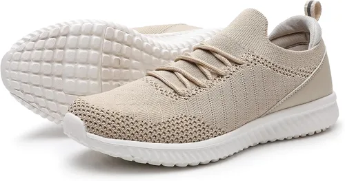 Vista 3 de Akk Walking Shoes for Women - Slip on Memory Foam Lightweight Sneakers