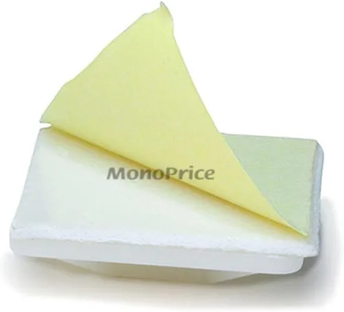 Vista 2 de Monoprice Soportes para bridas de cables 25x25(mm), 100pcs/Pack - blanco