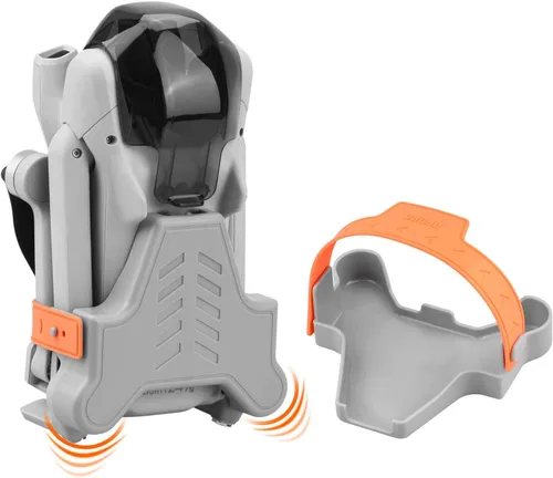 Vista 7 de HeiyRC Soporte de hélice Mini 3/Mini 3 Pro, protector de correa de protección estabilizador para DJI Mini 3 Series RC Drone Accesorios (gris)