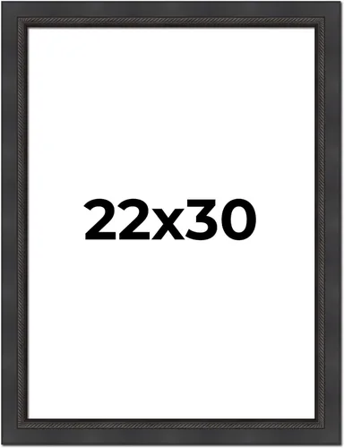 Vista 43 de Poster Palooza Marco de 5 x 5 pulgadas, color negro, cuerda biselada, marco de madera maciza, ancho de moldeo de 2 pulgadas, con plexiglás acrílico