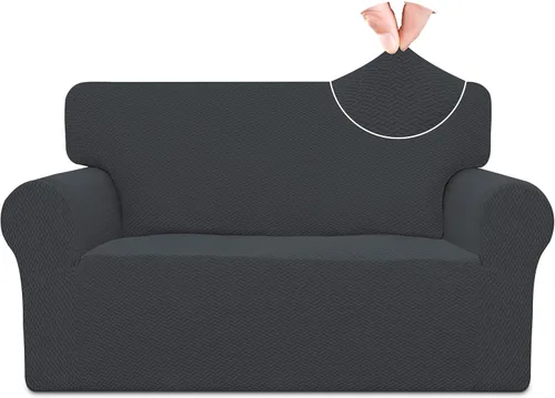 Vista 28 de Easy-Going Funda de sofá reclinable de jacquard elástico, suave de 4 piezas, con lazo elástico, protector de muebles lavable para niños, mascotas