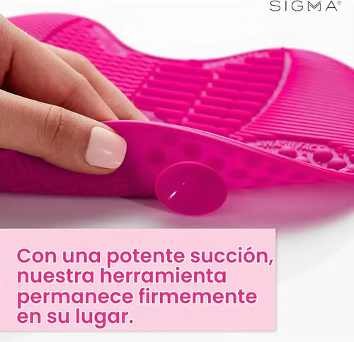 Vista 4 de Sigma Beauty Sigma Spa Express - Tapete de limpieza para mujer, color rosa, talla única