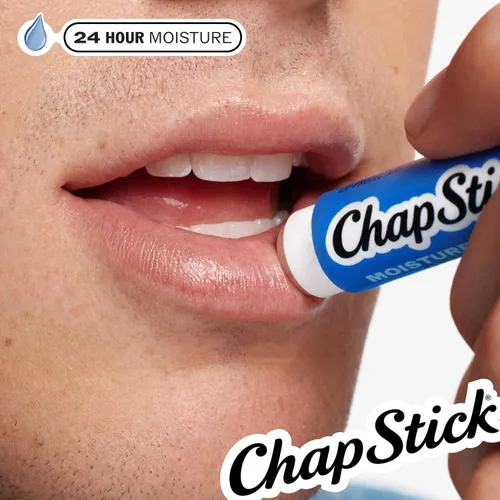 Vista 3 de ChapStick Moisturizer Original - Tubos de bálsamo labial, SPF 15 y protector de la piel, 0.15 onzas (paquete de 12)