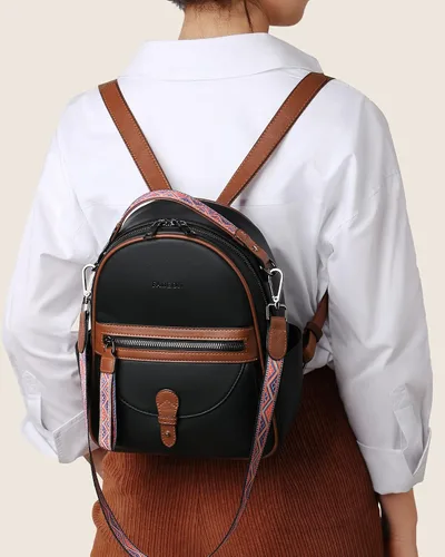 Vista 5 de FADEON Bolsos cruzados para mujer y bolso mochila Colección Marrón