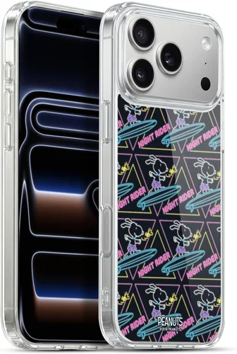 Vista 174 de Head Case Designs Funda de gel suave con licencia oficial de Peanuts Tropical Surf Snoopy Aloha Disco compatible con Apple iPhone 13 Mini Surf