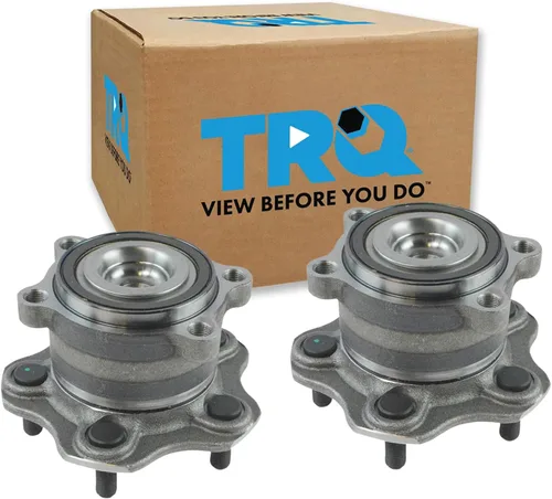 Vista 121 de TRQ Juego de 2 rodamientos de rueda delantera y conjunto de cubo compatible con Tesla 3 2020 Y 2018-2019 para Tesla 3 2020 Tesla Y AWD 2018-2019