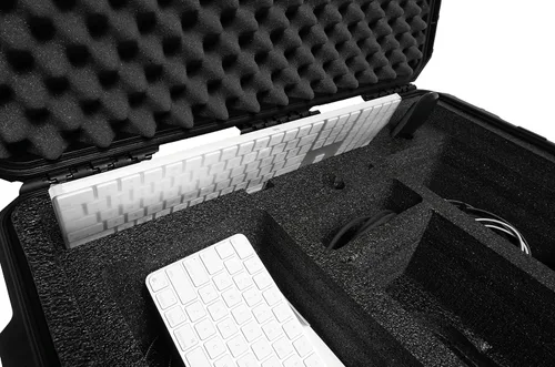 Vista 6 de Case Club Funda impermeable con ruedas para Apple Studio Display y Mac