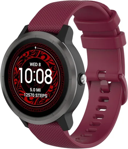 Vista 6 de Correa de reloj diseñada para Coros APEX de 1.654 in/PACE 2, correa ajustable de liberación rápida, bandas de silicona transpirable, pulseras