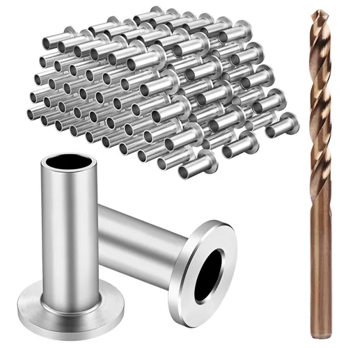 Vista 9 de BLIKA Paquete de 20 fundas protectoras de acero inoxidable para barandillas de cable de cubierta de 1/8 pulgadas, 5/32 pulgadas o 3/16 pulgadas